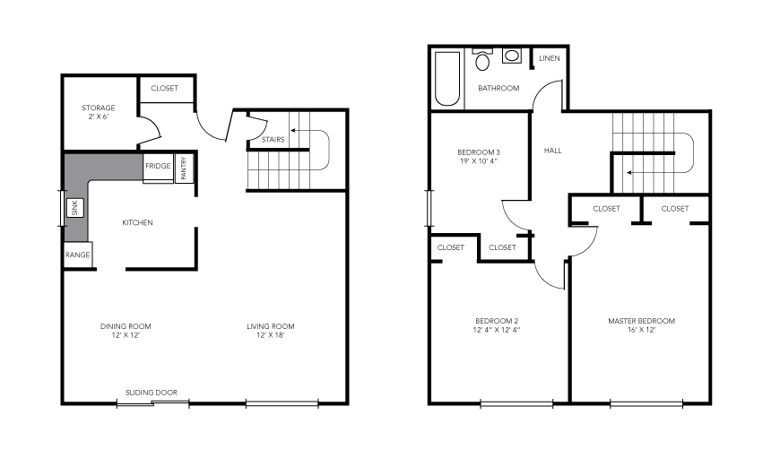 Three Bedroom Maisonette Birchwood Village Rental Townhomes North Bay Ontario